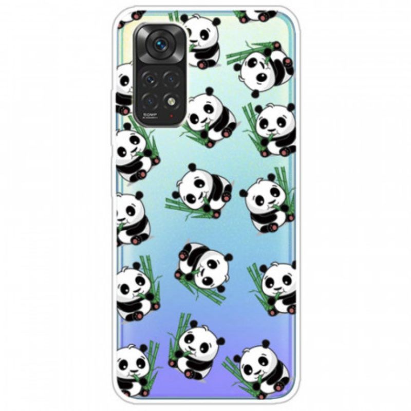 Hoesje voor Xiaomi Redmi Note 11 / 11S Kleine Panda's