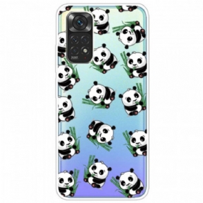 Hoesje voor Xiaomi Redmi Note 11 / 11S Kleine Panda's