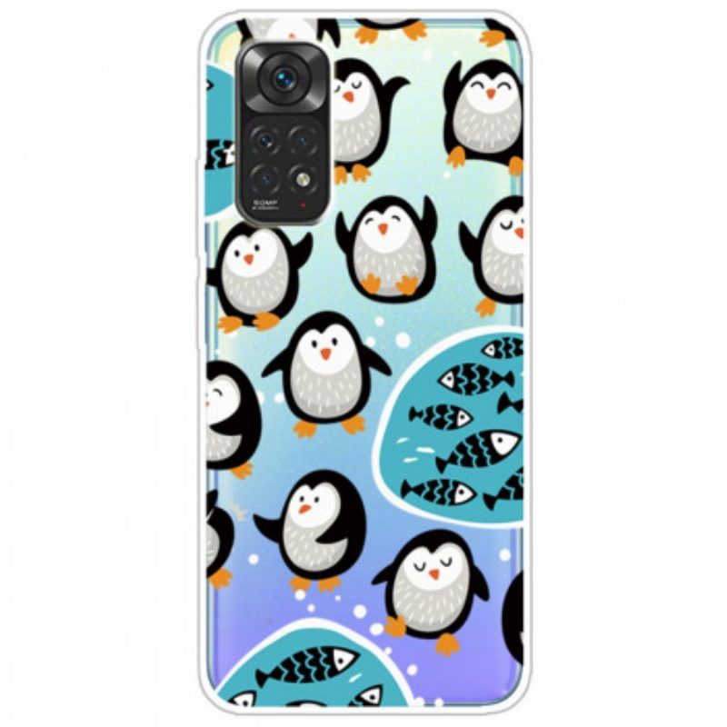 Hoesje voor Xiaomi Redmi Note 11 / 11S Pinguïns En Vissen