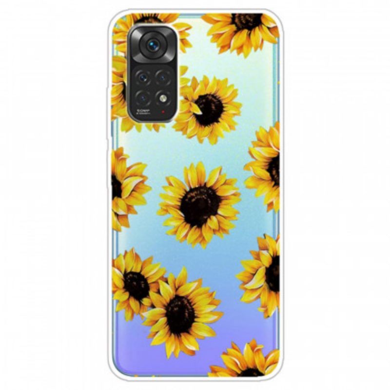 Hoesje voor Xiaomi Redmi Note 11 / 11S Zonnebloemen