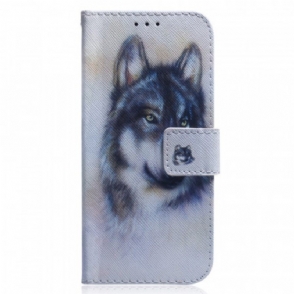 Leren Hoesje voor Xiaomi Redmi Note 11 / 11S Honden Uiterlijk