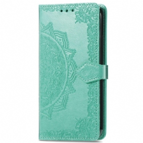 Leren Hoesje voor Xiaomi Redmi Note 11 / 11S Mandala Middeleeuwen