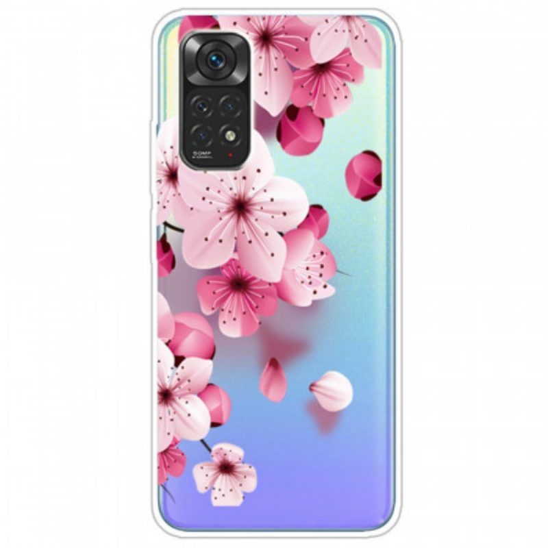 Telefoonhoesje voor Xiaomi Redmi Note 11 / 11S Kleine Roze Bloemen