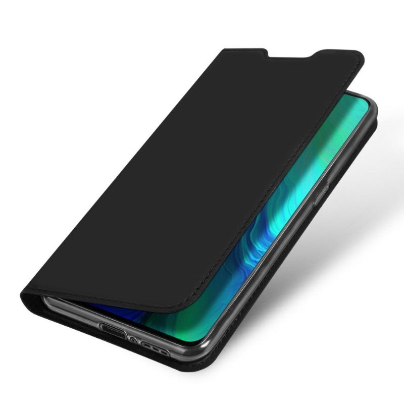 Folio-hoesje voor Oppo Reno 10x Zoom Zakelijk Kunstleer - Zwart