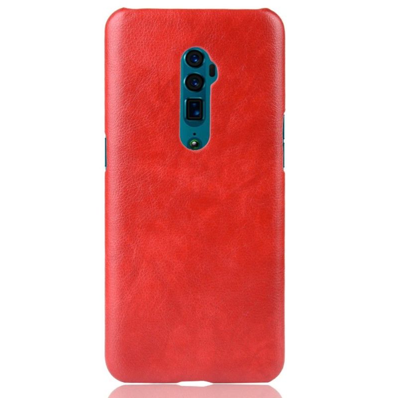 Hoesje voor Oppo Reno 10x Zoom Premium Leereffect