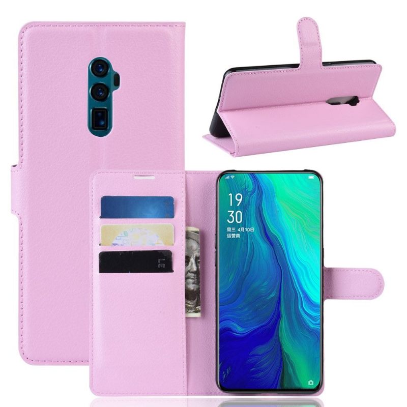 Leren Hoesje voor Oppo Reno 10x Zoom Bescherming Portemonnee Leren Leerstijl