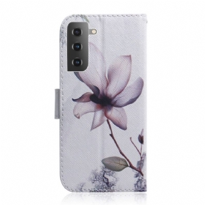 Cover voor Samsung Galaxy S22 Plus 5G Anti-fall Wilde Bloem