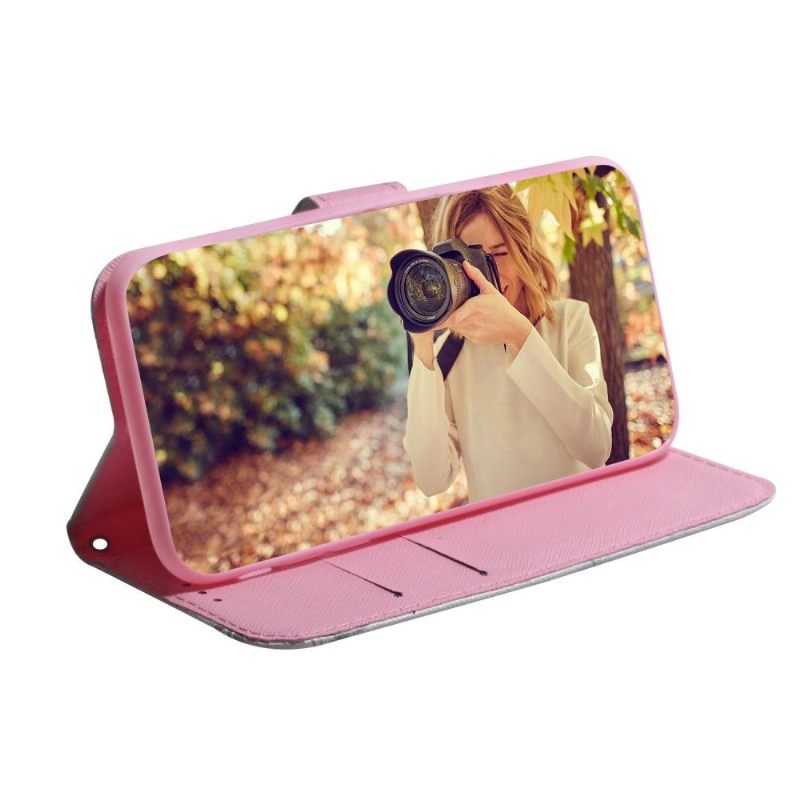 Cover voor Samsung Galaxy S22 Plus 5G Anti-fall Wilde Bloem