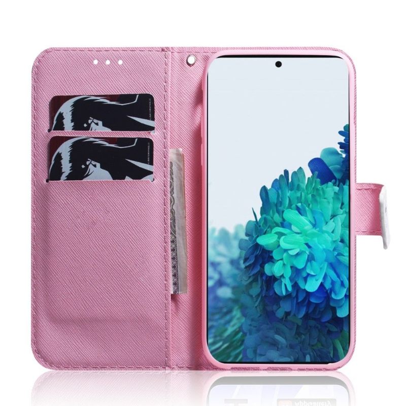 Cover voor Samsung Galaxy S22 Plus 5G Anti-fall Wilde Bloem