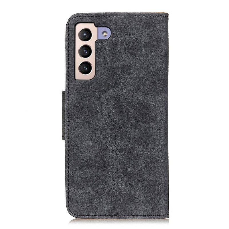 Cover voor Samsung Galaxy S22 Plus 5G Edouard Kunstleer Vintage