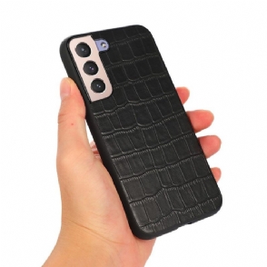 Hoesje voor Samsung Galaxy S22 Plus 5G Chique Croco Skin Look