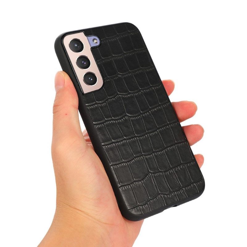 Hoesje voor Samsung Galaxy S22 Plus 5G Chique Croco Skin Look