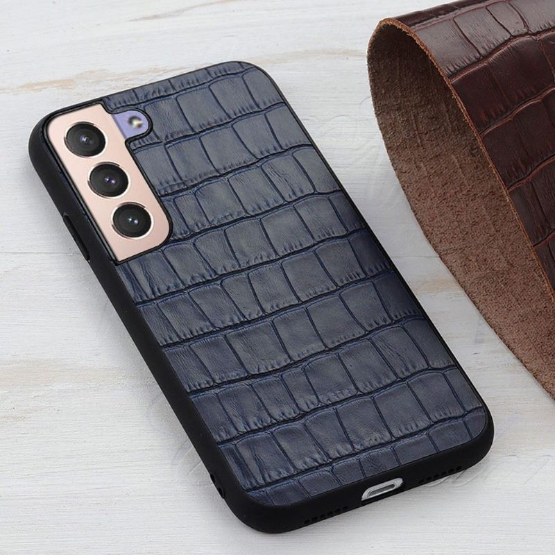 Hoesje voor Samsung Galaxy S22 Plus 5G Chique Croco Skin Look