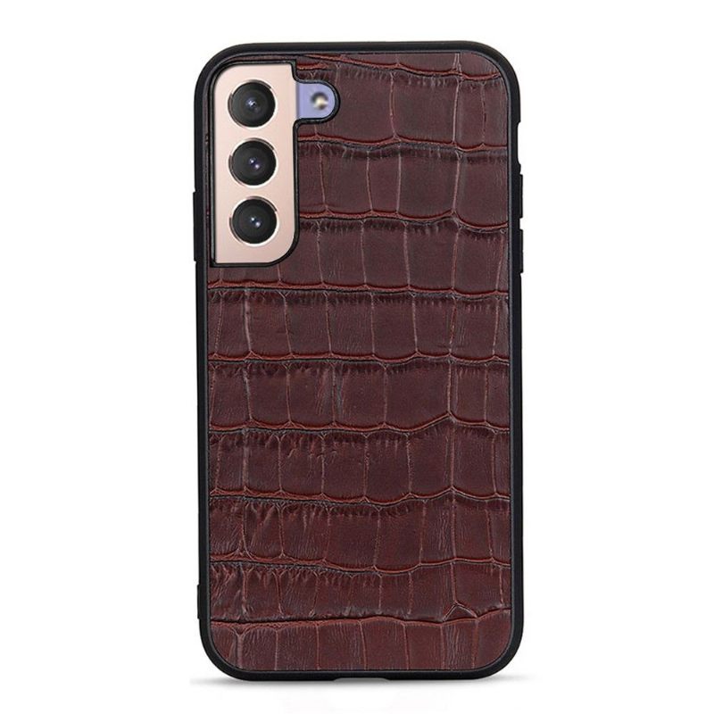 Hoesje voor Samsung Galaxy S22 Plus 5G Chique Croco Skin Look