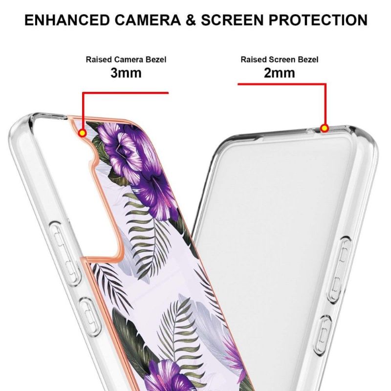 Hoesje voor Samsung Galaxy S22 Plus 5G Exotische Bloemen