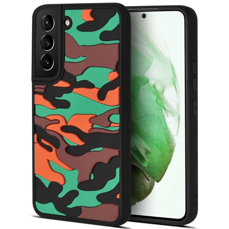 Telefoonhoesje voor Samsung Galaxy S22 Plus 5G Bescherming Robuuste Militaire Camouflage