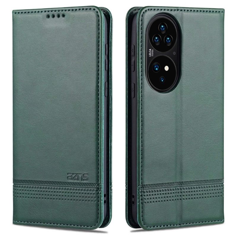 Case voor Huawei P50 Pro Portemonnee Leren Azns Kunstleer