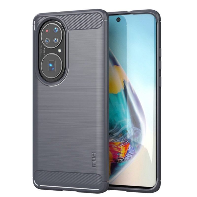 Hoesje voor Huawei P50 Pro Anti-fall Mofi Geborsteld Effect