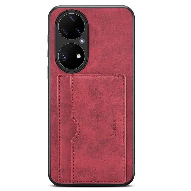 Telefoonhoesje voor Huawei P50 Pro Denior-kaarthouder