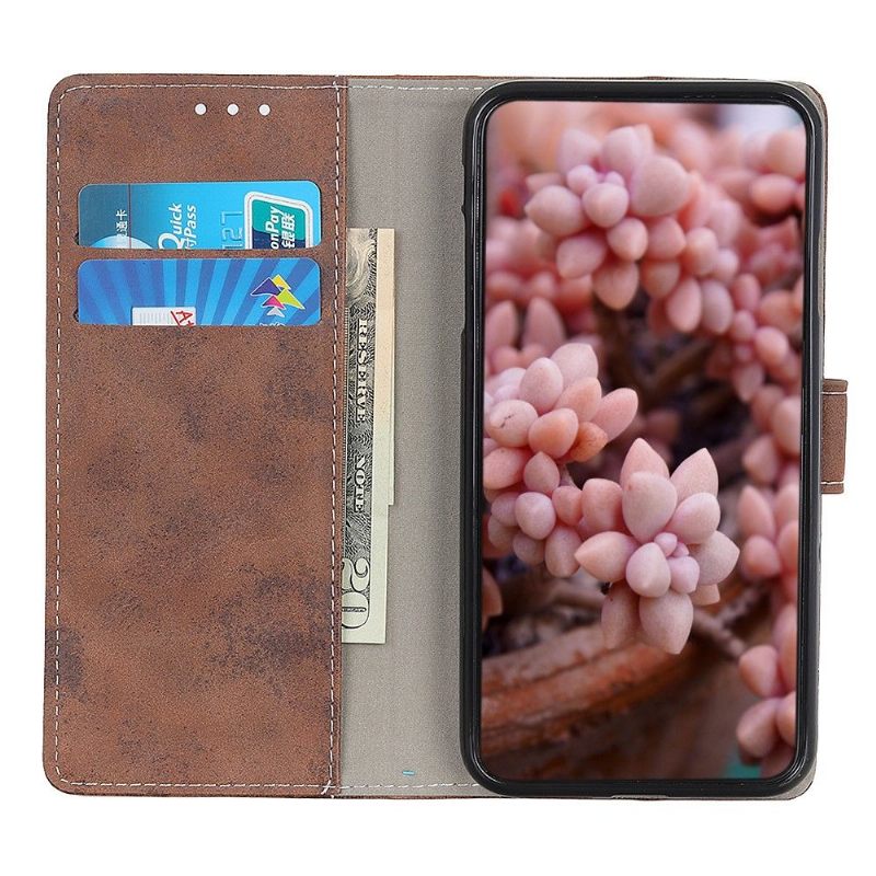 Cover voor Huawei P40 Lite E Cyrius Kunstleer Vintage