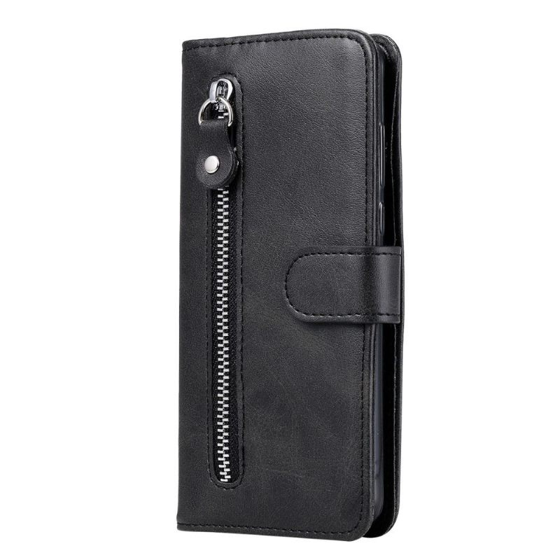 Flip Case voor Huawei P40 Lite E Zak Met Rits