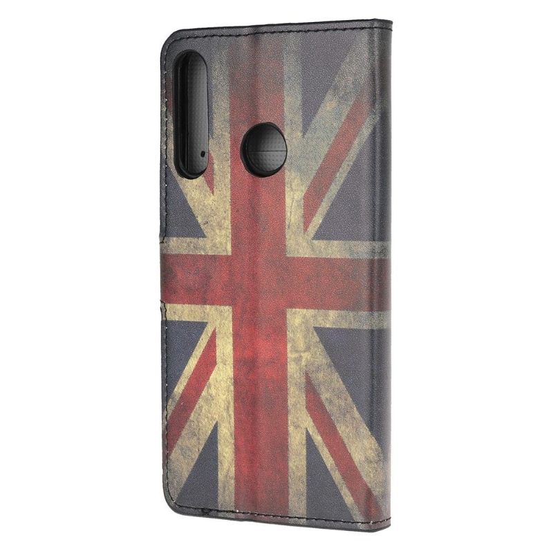 Folio-hoesje voor Huawei P40 Lite E Vintage Engelse Vlag