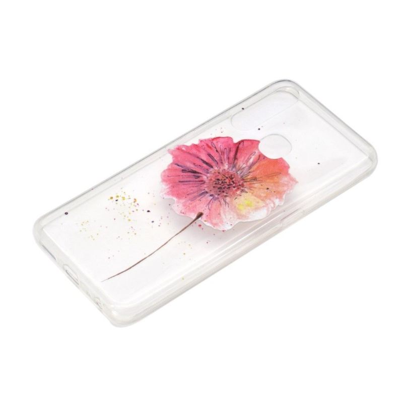 Hoesje voor Huawei P40 Lite E Transparante Bloem