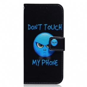 Folio-hoesje voor Xiaomi Redmi Note 12 4G Emoji-telefoon