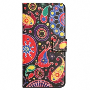 Leren Hoesje voor Xiaomi Redmi Note 12 4G Paisley