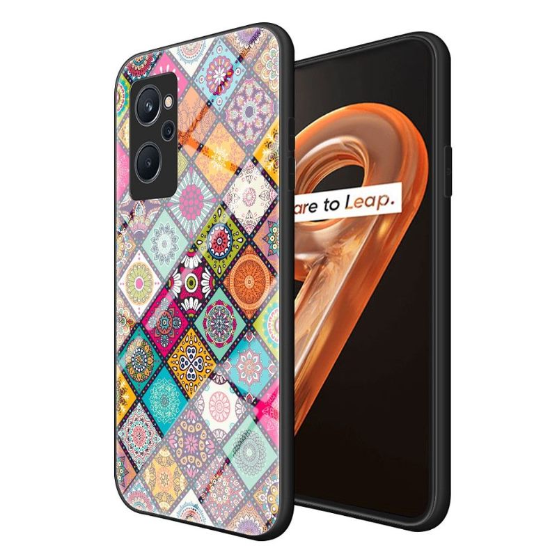 Telefoonhoesje voor Realme 9i Bescherming Mandala Caleidoscoop Met Standaard