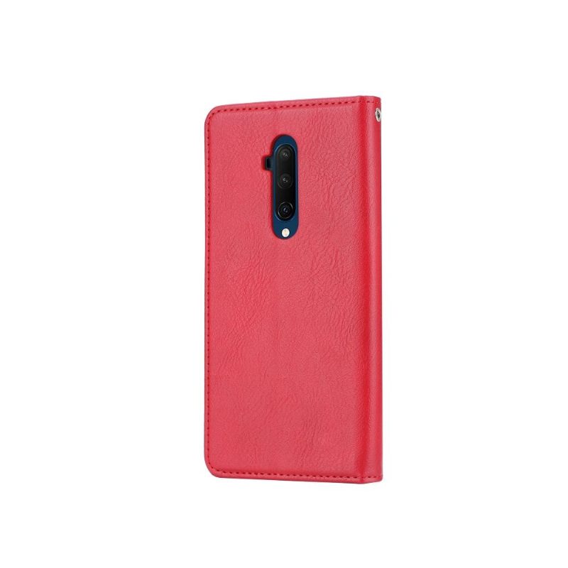 Folio-hoesje voor OnePlus 7T Pro Leren Effect Stand Case