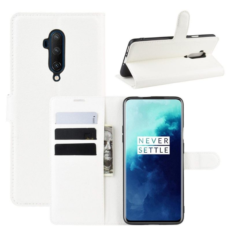 Folio-hoesje voor OnePlus 7T Pro Portemonnee Leren Leerstijl