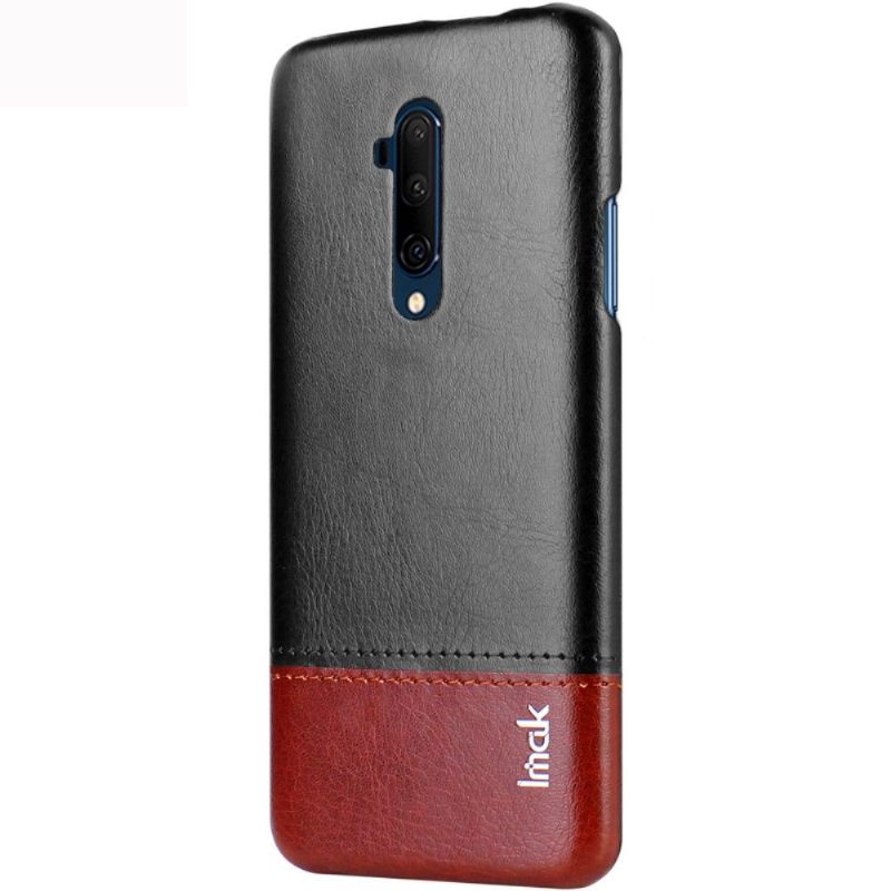 Hoesje voor OnePlus 7T Pro Anti-fall Imak Bicolor Imitatieleer