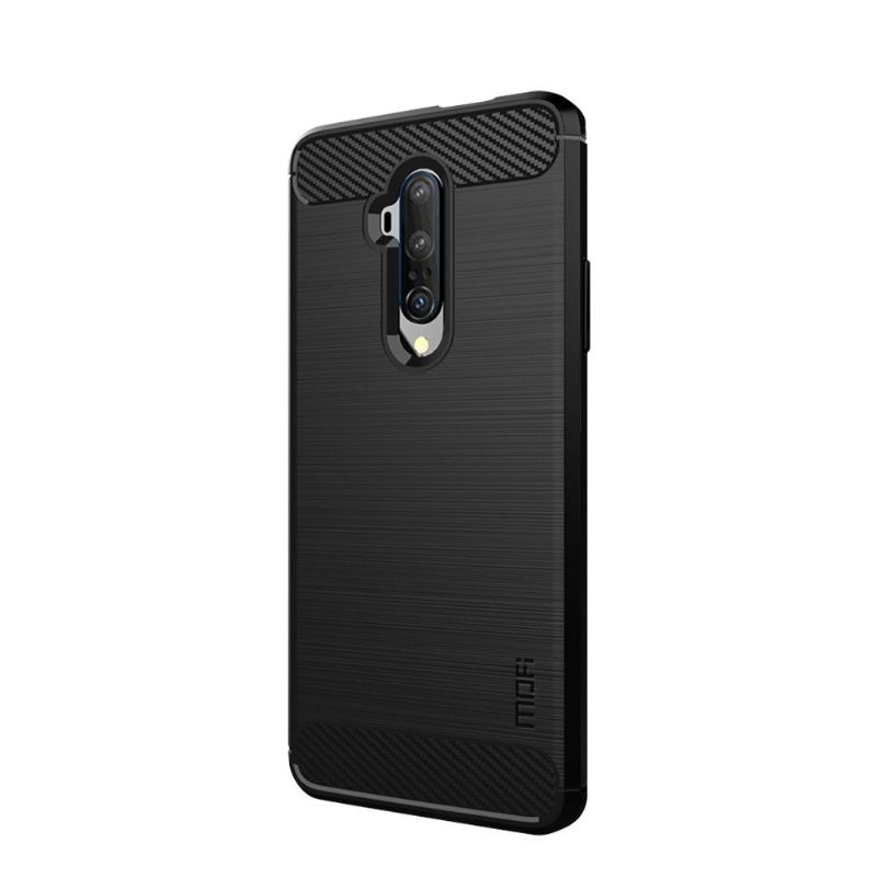 Hoesje voor OnePlus 7T Pro Geborsteld Effect Mofi