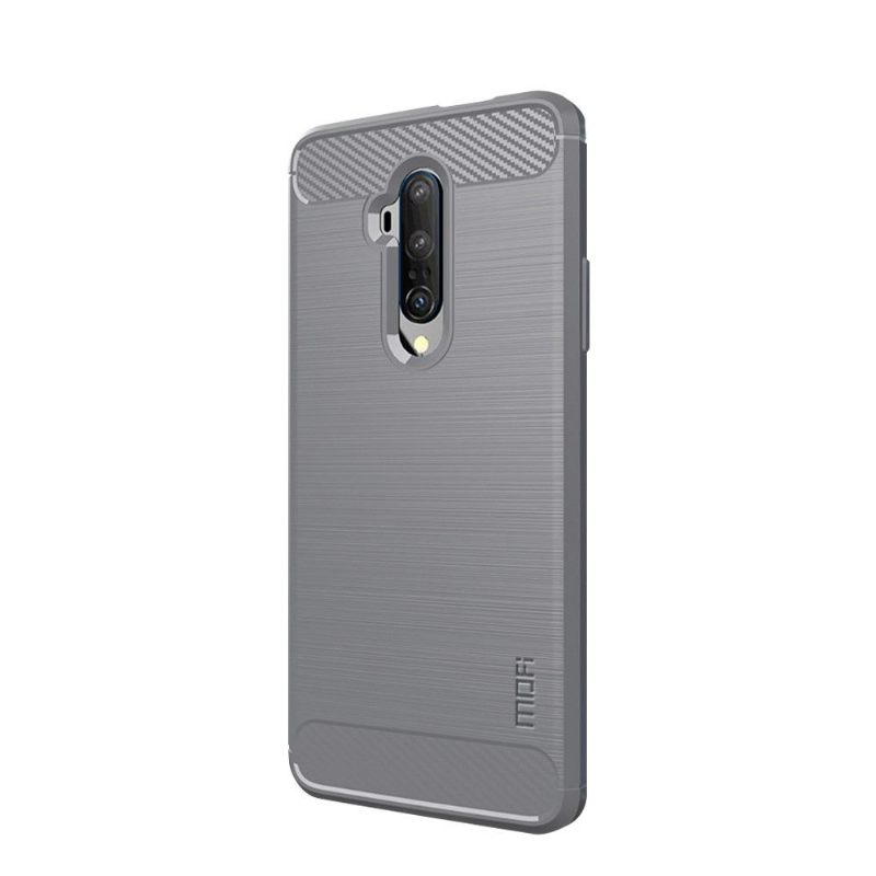 Hoesje voor OnePlus 7T Pro Geborsteld Effect Mofi