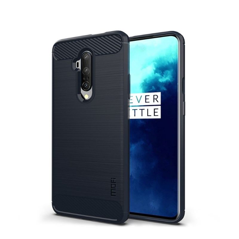 Hoesje voor OnePlus 7T Pro Geborsteld Effect Mofi