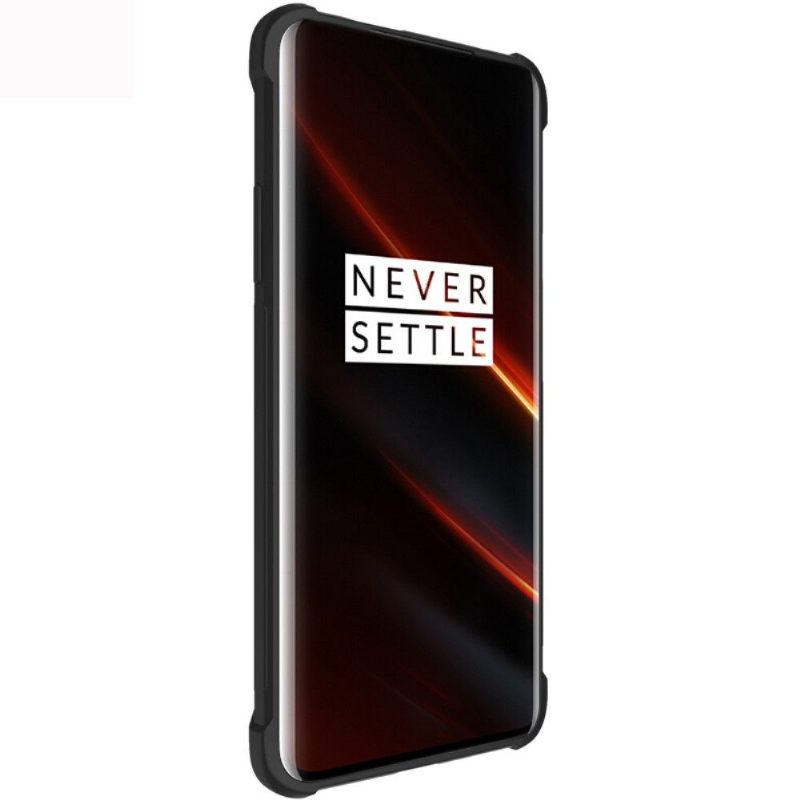 Hoesje voor OnePlus 7T Pro Klasse Protect - Zwart Metaal