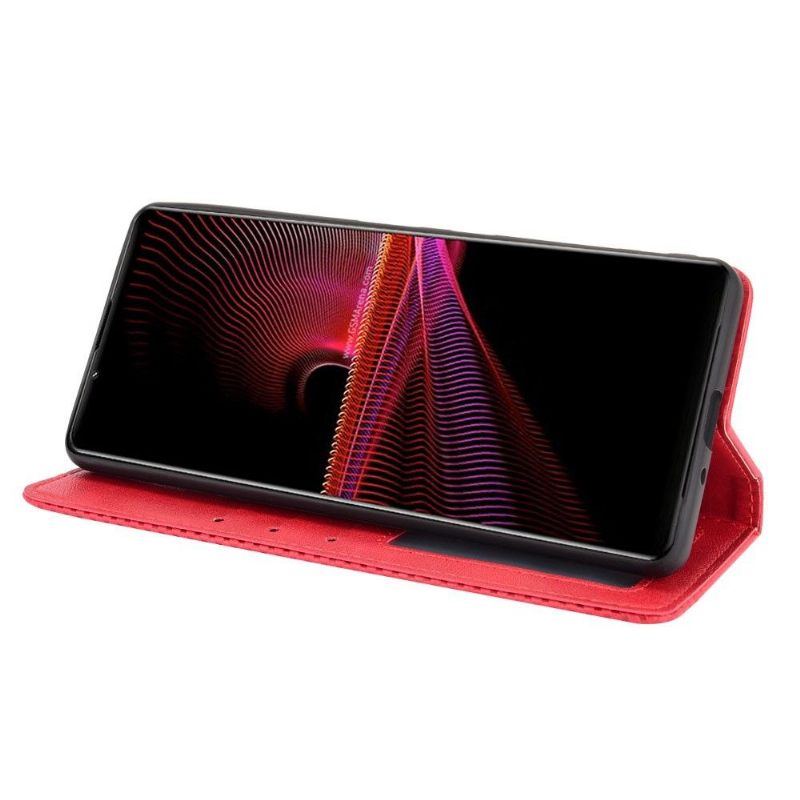 Case voor Sony Xperia 1 III Bescherming Leer In Cirénius-stijl