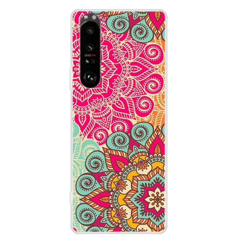 Hoesje voor Sony Xperia 1 III Gekleurde Mandala's