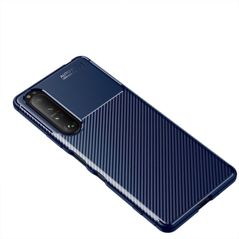 Hoesje voor Sony Xperia 1 III Koolstofvezelstijl