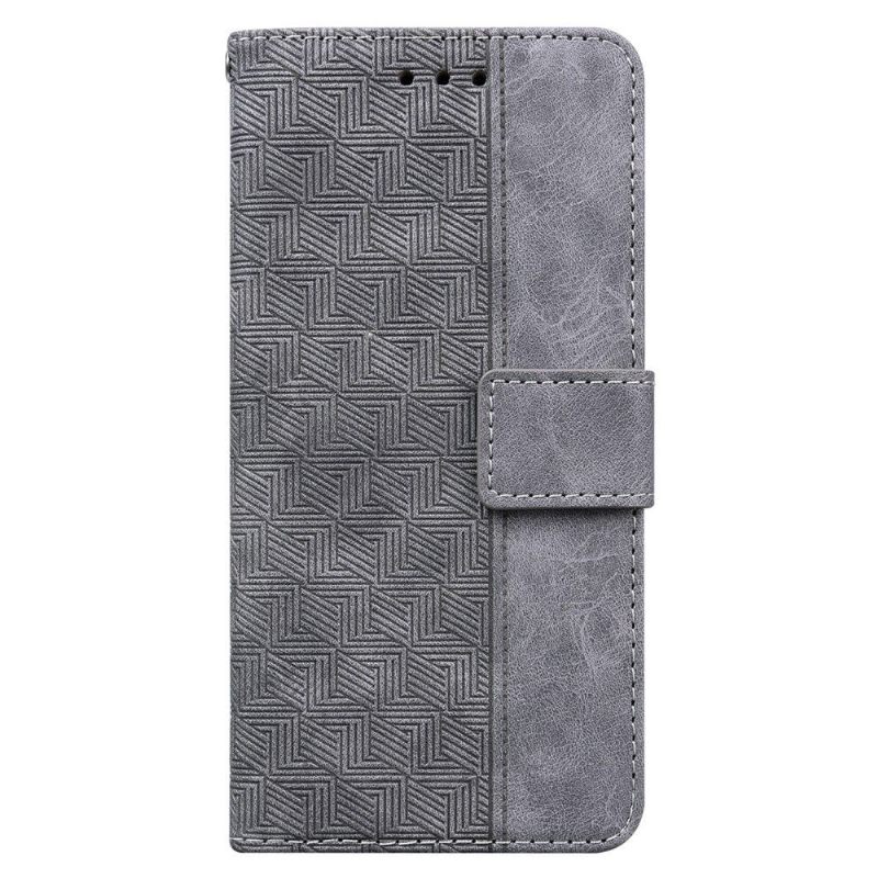 Cover voor Poco X4 Pro 5G Folio-hoesje Faux Leather Folio Strepen