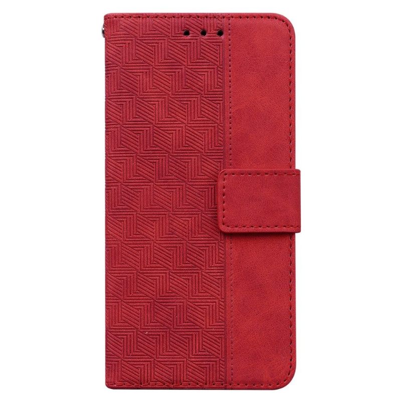 Cover voor Poco X4 Pro 5G Folio-hoesje Faux Leather Folio Strepen