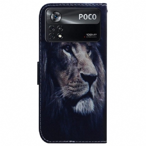 Cover voor Poco X4 Pro 5G Leeuw