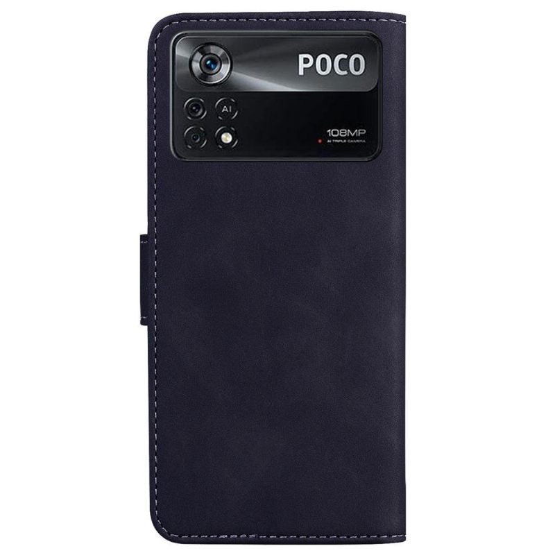 Folio-hoesje voor Poco X4 Pro 5G Bescherming Hoesje Kleurrijke Vlinderbescherming