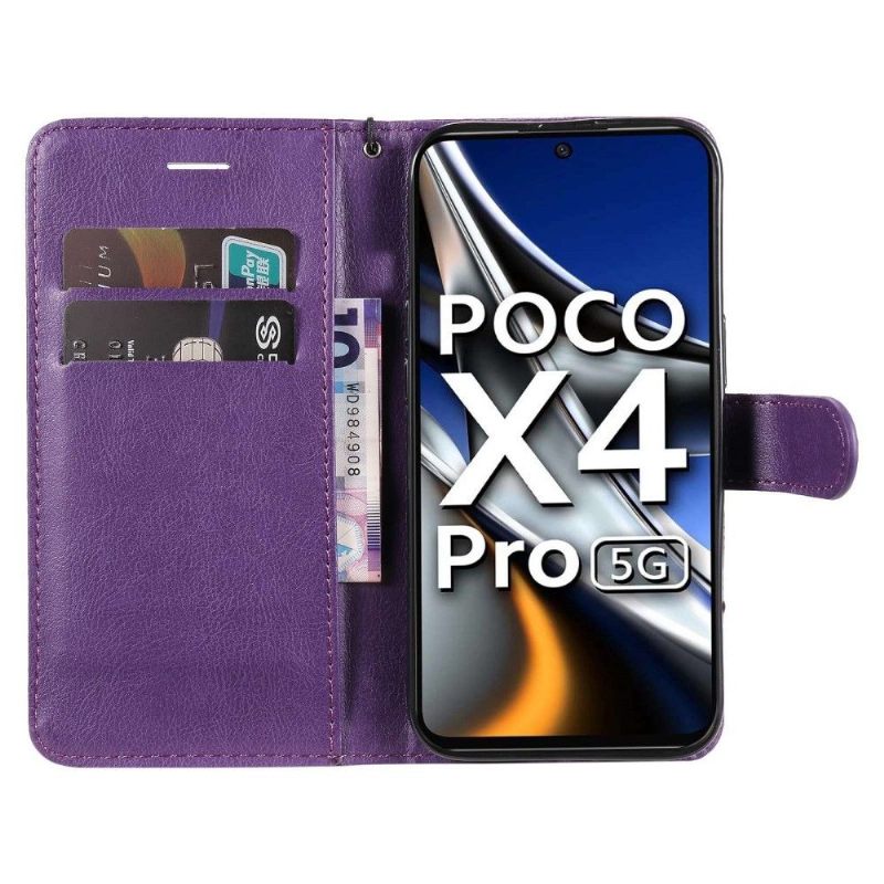 Folio-hoesje voor Poco X4 Pro 5G Met Ketting Sylvette