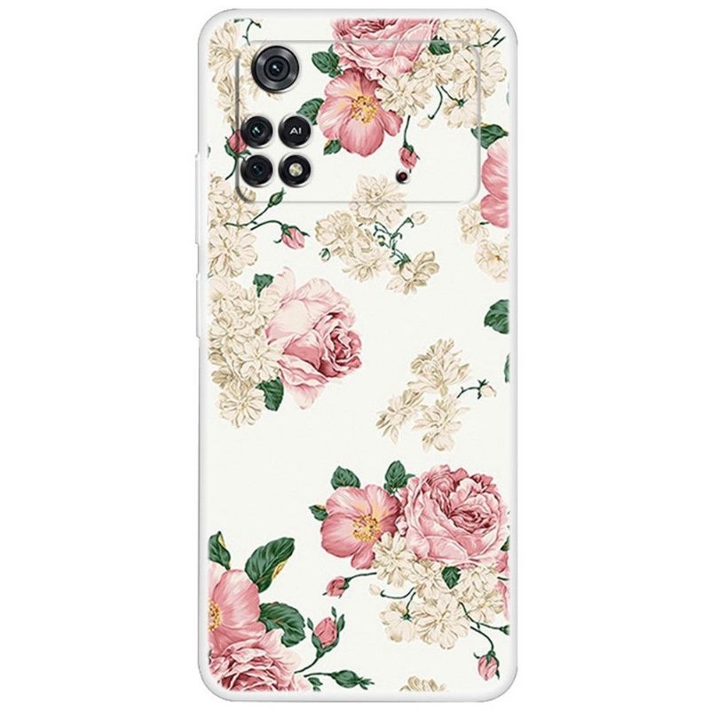 Hoesje voor Poco X4 Pro 5G Bloemen