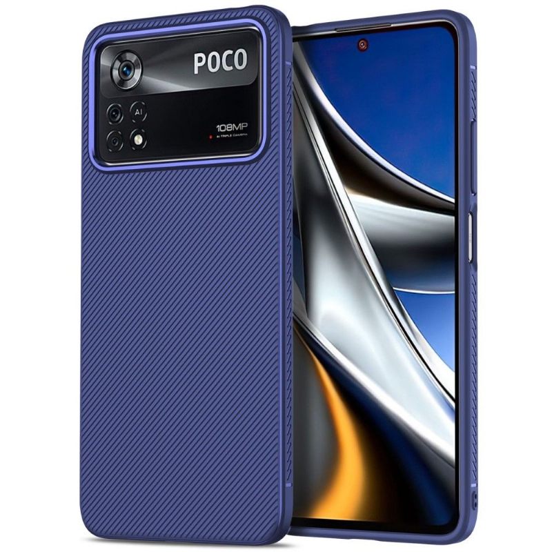 Hoesje voor Poco X4 Pro 5G Streepeffect