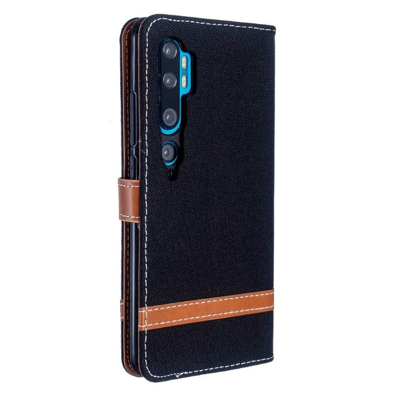 Cover voor Xiaomi Mi Note 10 / 10 Pro Anti-fall Folio-hoesje Stoffen Bekleding