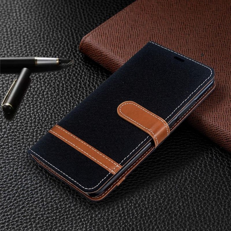 Cover voor Xiaomi Mi Note 10 / 10 Pro Anti-fall Folio-hoesje Stoffen Bekleding