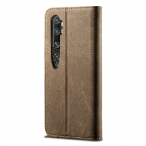 Flip Case voor Xiaomi Mi Note 10 / 10 Pro Kunstleer Jeansstijl